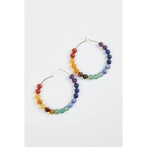 NEW VERMEER STUDIO elliana earrings in gold/multicolor